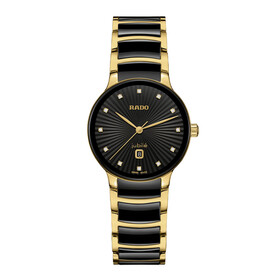 Damski zegarek Rado na bransolecie z ceramiką