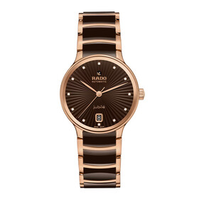Damski zegarek Rado Diamonds w kolorze różowo złotym