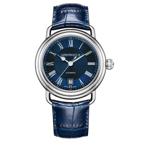 Męski zegarek Aerowatch na skórzanym pasku