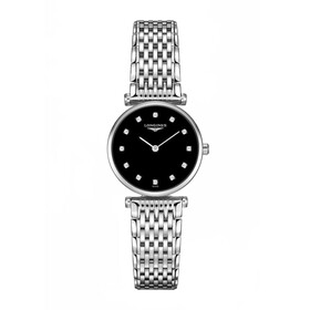Klasyczny zegarek damski z diamentami Longines La Grande Classique