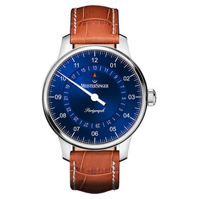 Jednowskazówkowy zegarek męski MeisterSinger Perigraph