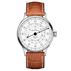 Męski zegarek MeisterSinger na skórzanym pasku