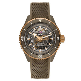 Męski zegarek nurkowy Rado na pasku gumowym