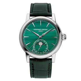 Męski zegarek Frederique Constant na egzotycznym pasku skórzanym