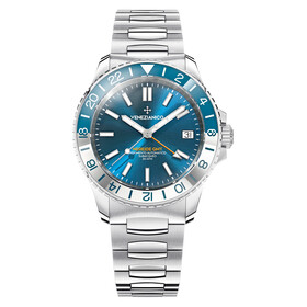 Męski zegarek nurkowy z niebieską tarczą Venezianico Nereide