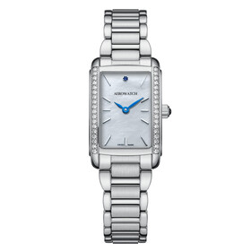 Damski zegarek Aerowatch z diamentami na kopercie