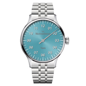 Damski zegarek MeisterSinger na stalowej bransolecie