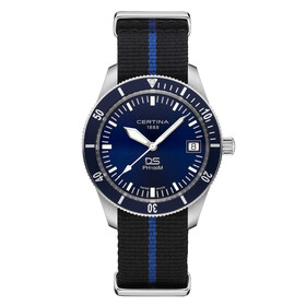 Zegarek męski Certina na materiałowym pasku