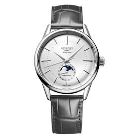Męski zegarek z fazami księżyca Longines Flagship Heritage
