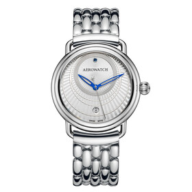 Damski zegarek Aerowatch z diamentem na tarczy