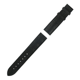 Długi pasek Tissot w kolorze czarnym XL o szerokości 19 mm