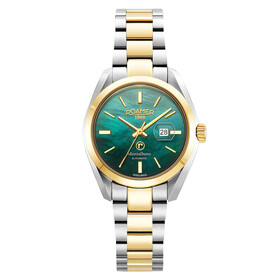 Damski zegarek w kolorze srebrno-złotym Roamer z perłową tarczą