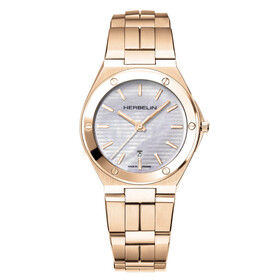 Damski zegarek Herbelin w kolorze różowo-złotym PVD