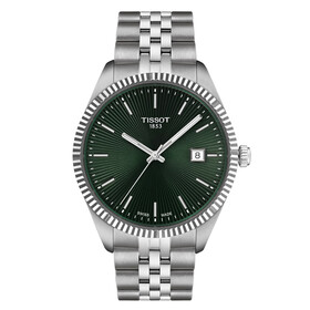 Męski zegarek Tissot z zieloną tarczą