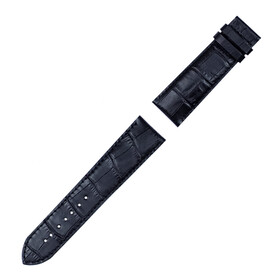 Czarny pasek Tissot wzór aligator, rozmiar 22 mm