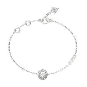 Srebrna bransoletka z sercem Guess