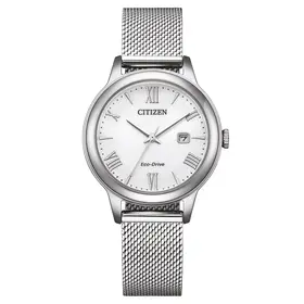 Zegarek damski z białą tarczą Citizen Ladies Dress Dazzling EW2621-75A