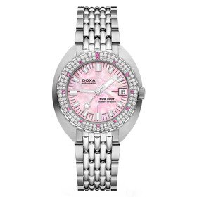 Nurkowy zegarek Doxa SUB 200T z diamentami i szafirami