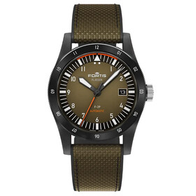 Zegarek męski Fortis Flieger F-39 WERK 7 Automatic na hybrydowym pasku