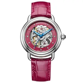 Elegancki zegarek damski Aerowatch 1942 Lady Automatic Skeleton A 60960 AA21