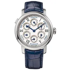 Zegarek nakręcany Aerowatch Renaissance 7 Time Zones A 51974 AA01