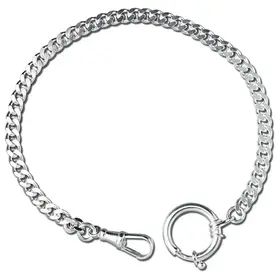 Srebrny łańcuszek do zegarka kieszonkowego Beco 840623