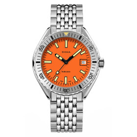 Nurkowy zegarek męski Doxa SUB 200 na bransolecie