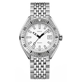 Nurkowy zegarek męski Doxa SUB 200 na bransolecie