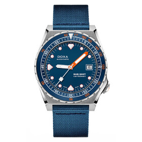 Męski zegarek do nurkowania DOXA Sub 600T na pasku NATO