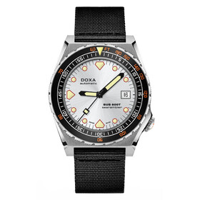 Męski zegarek do nurkowania DOXA Sub 600T na pasku NATO