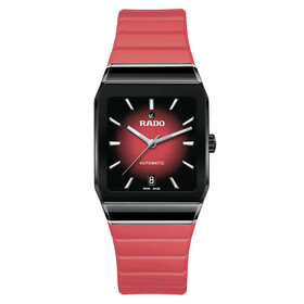 Ceramiczny zegarek Rado na gumowym pasku