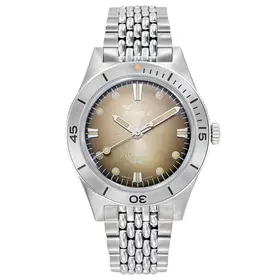 Zegarek nurkowy Squale Super Squale w stylu retro z brązową tarczą