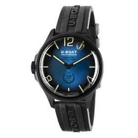 Limitowany zegarek U-BOAT Darkmoon 25° Blue Soleil PVD 2028