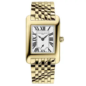 Prostokątny zegarek Frederique Constant Classics Carree Small Seconds FC-235S2C5B