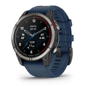 Męski smartwatch Garmin Quatix 7X Solar na pasku gumowym