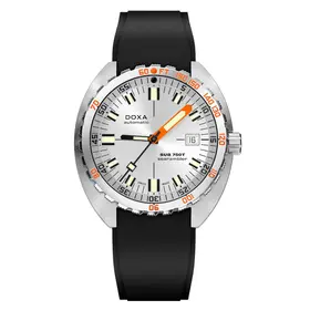 Zegarek nurkowy Doxa SUB 750T Searambler ze srebrną tarczą