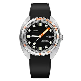 Zegarek męski Doxa SUB 750T Sharkhunter z czarną tarczą