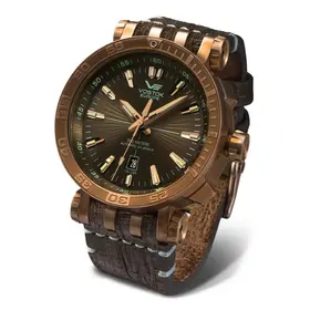 Limitowany zegarek diver z kopertą z brązu Vostok Europe Energia Rocket Bronze