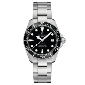 Certina DS Action Diver Powermatic 80 C048.807.11.051.00, Wersja: czarna 
