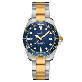 Certina DS Action Diver Powermatic 80 C048.807.22.041.00, Wersja: żółte złoto 