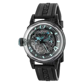 U-BOAT U-65 Automatic 44 mm PVD Turqouise 3348, Wersja: czarna 