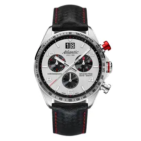 Atlantic Grand Prix Chrono 55463.41.25, Wersja: srebrna 