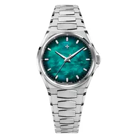 Venezianico Arsenale 37 Automatic 6121501C zegarek z zieloną tarczą z naturalnej masy perłowej