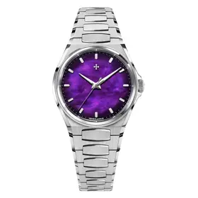 Venezianico Arsenale 37 Automatic 6121503C zegarek z fioletową tarczą z masy perłowej