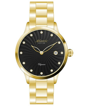 Atlantic Elegance 29142.45.67MB zegarek damski z kryształkami.