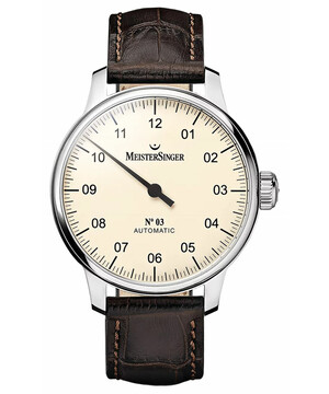 Niemiecki zegarek jednowskazówkowy MeisterSinger