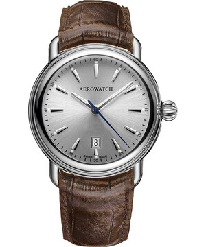 Aerowatch 1942 Elegance Quartz 42900 AA19 męski zegarek klasyczny w stylu retro.