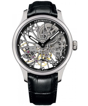 Aerowatch 50981 AA17 Renaissance Skeleton Cobweb męski zegarek szkieletowy