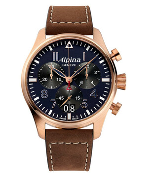 Alpina Startimer Pilot Quartz Chronograph AL-372NB4S4 zegarek męski.