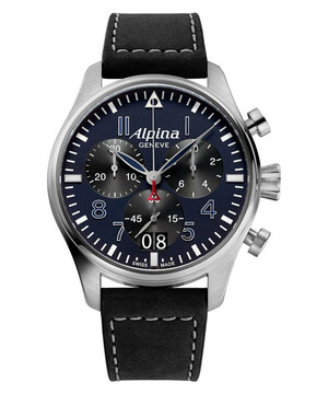 Alpina Startimer Pilot Quartz Chronograph AL-372NB4S6 zegarek męski.
